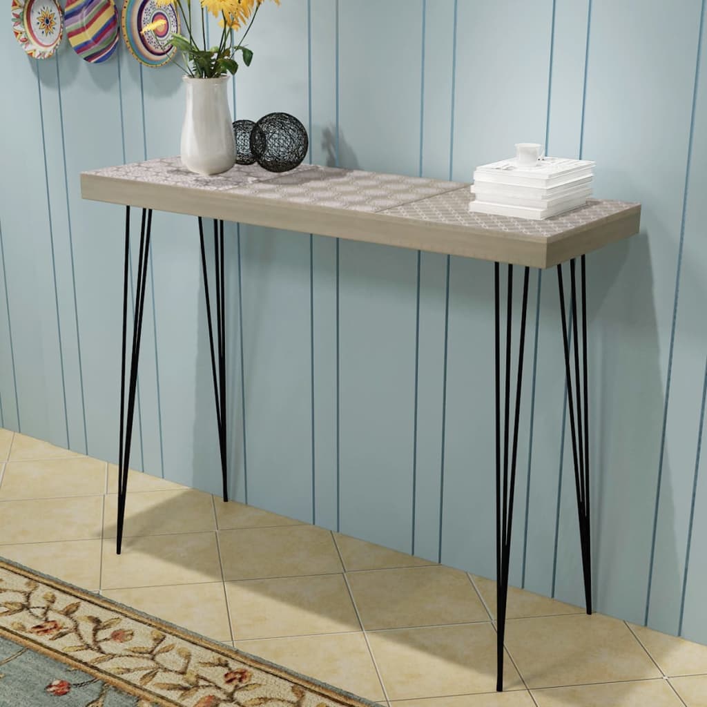 Konsolentisch 90x30x71,5 cm braun