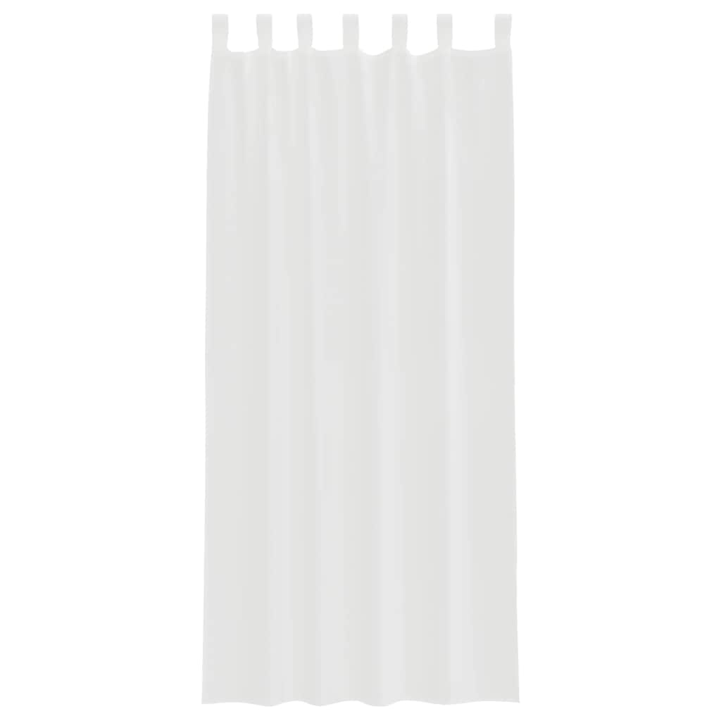 Voile Vorhänge mit Ösen 2 Stk. Apfelgrün 140x140 cm