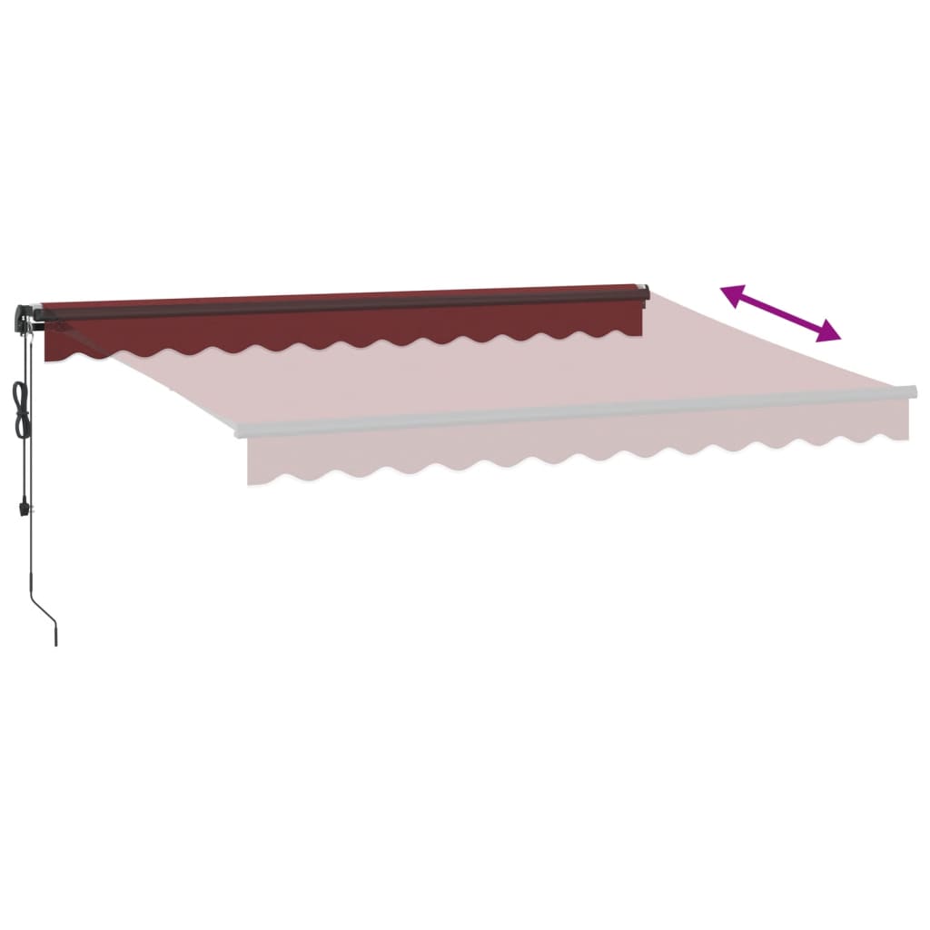Markise Automatisch Einziehbar 350x250 cm Creme