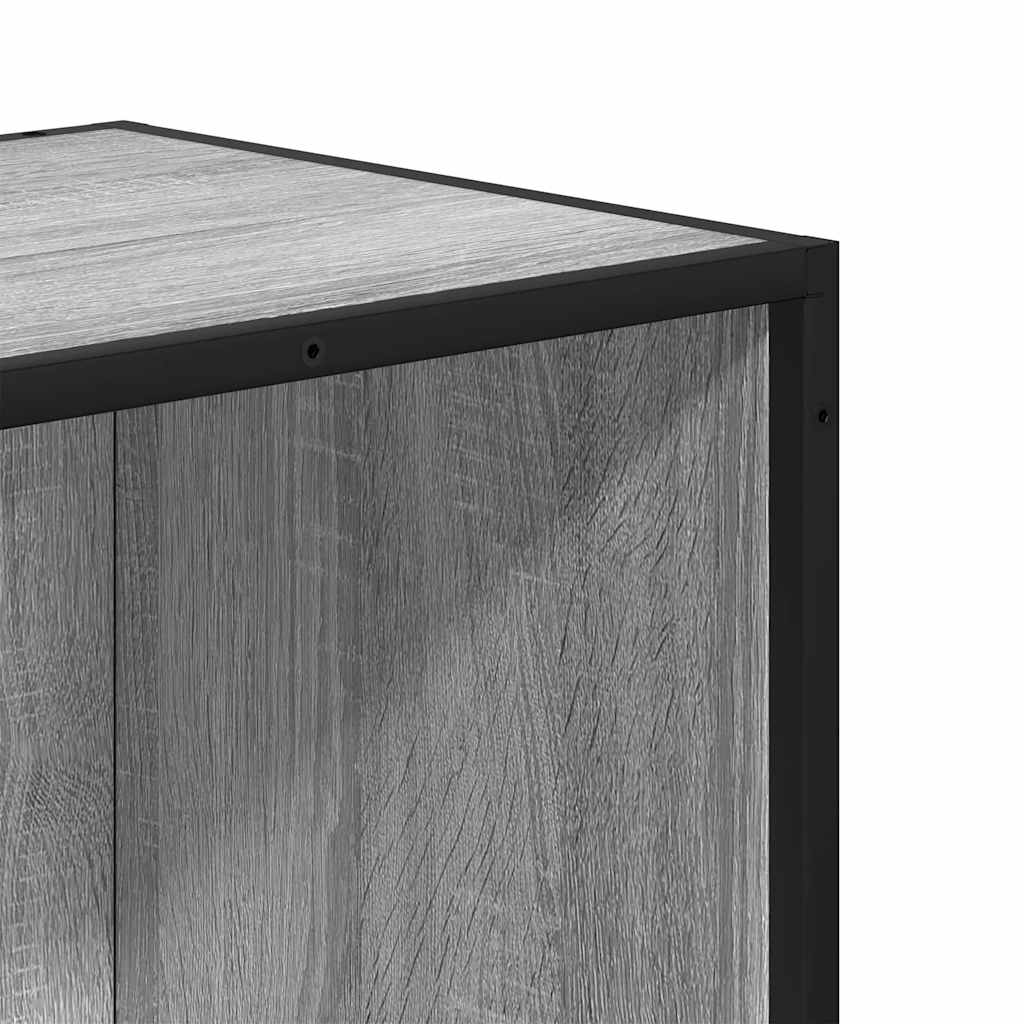 Bücherregal Schwarz 60x35x139 cm Holzwerkstoff