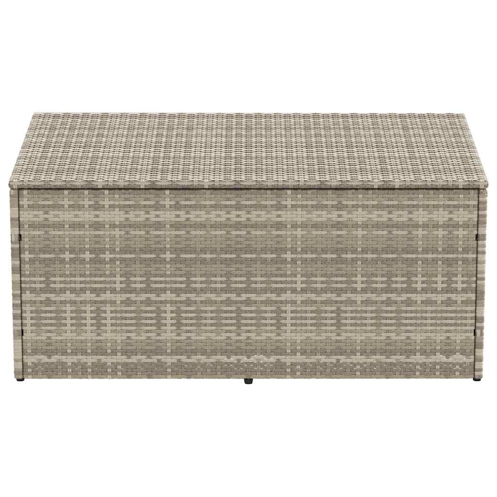 Garten-Aufbewahrungsbox Schwarz 110 x 50 x 58 cm Poly Rattan