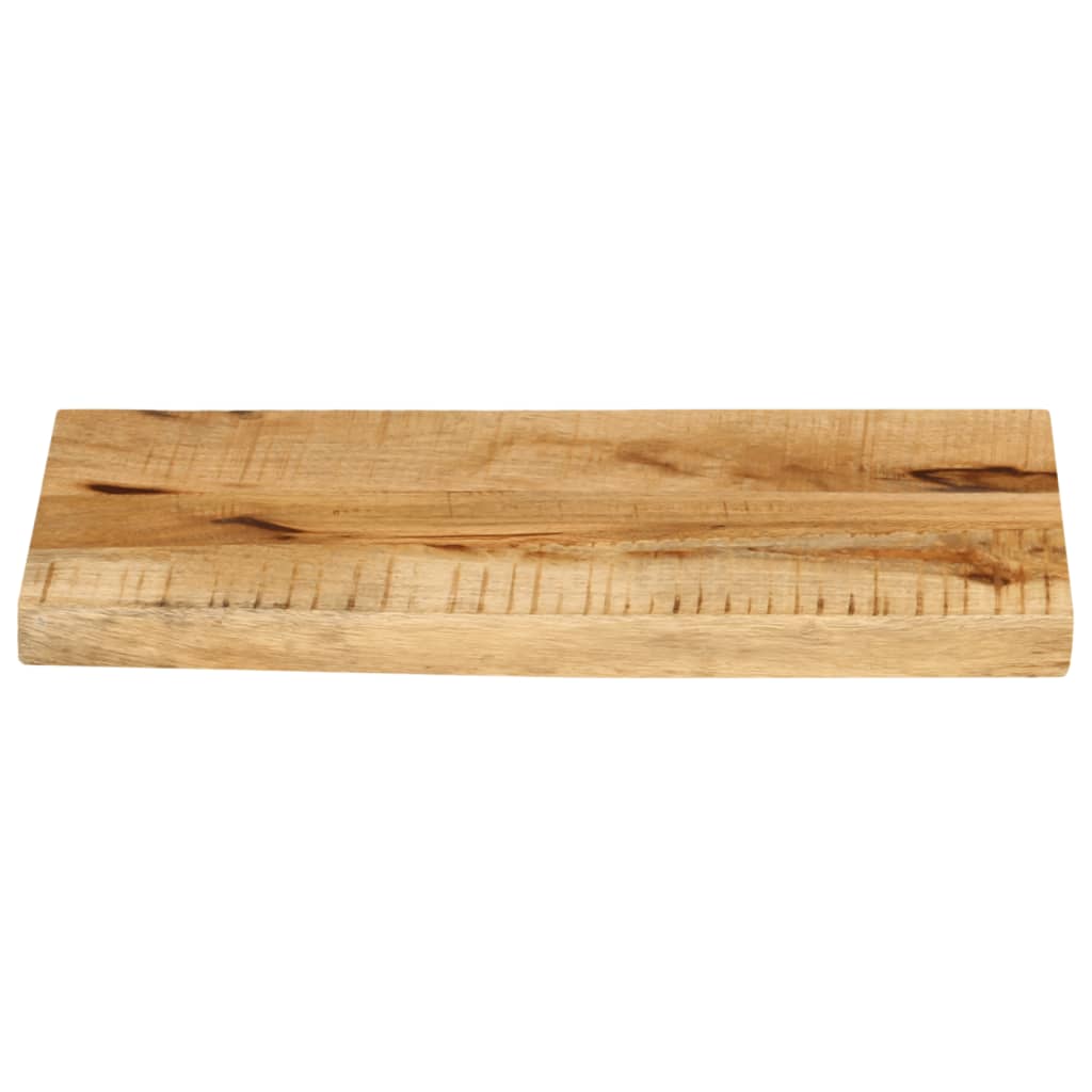 Wandregal 40x20x2,5 cm Rechteckig Massivholz Akazie Baumkante