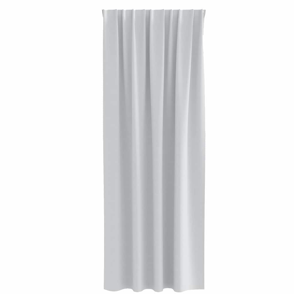 Verdunkelungs-Vorhänge mit Ringen 2 pcs Beige 140 x 140 cm