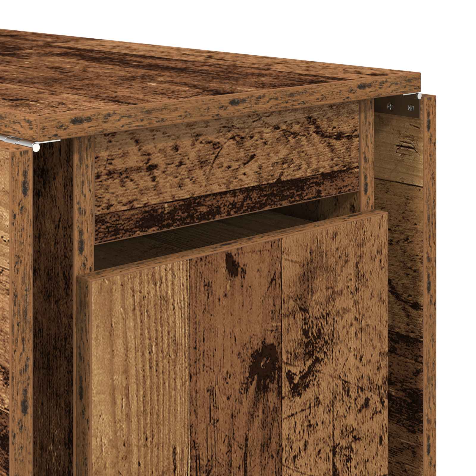 Esstisch 2 pcs 140 x 80 x 77 cm Holzwerkstoff Weiß Rechtwinklig