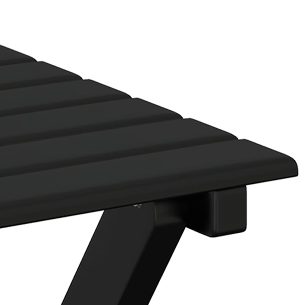 Schaukelstühle mit Gebogenen Sitzen 2 Stk. Schwarz Pappelholz