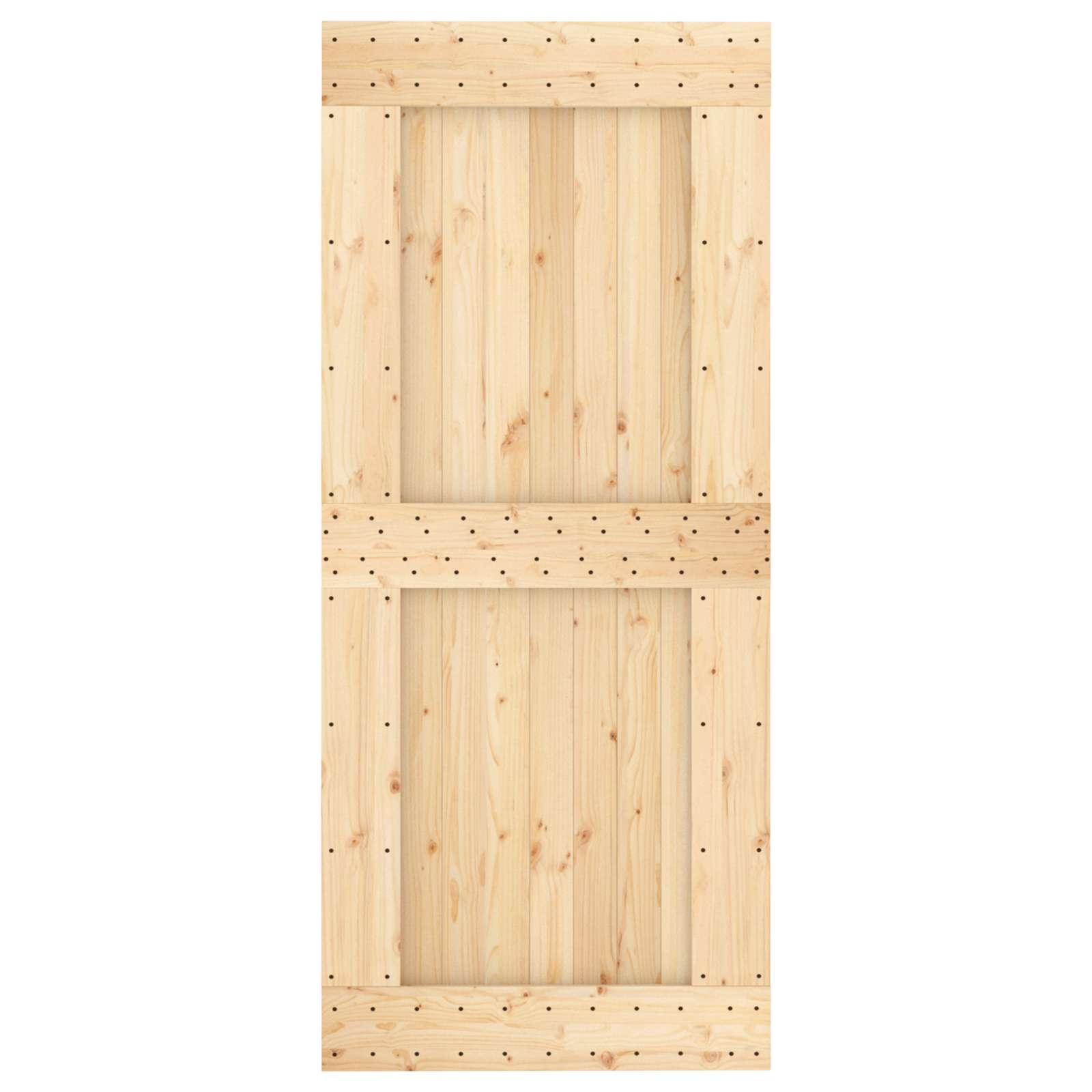 Tür NARVIK Natur 80 x 210 cm Massivkiefer