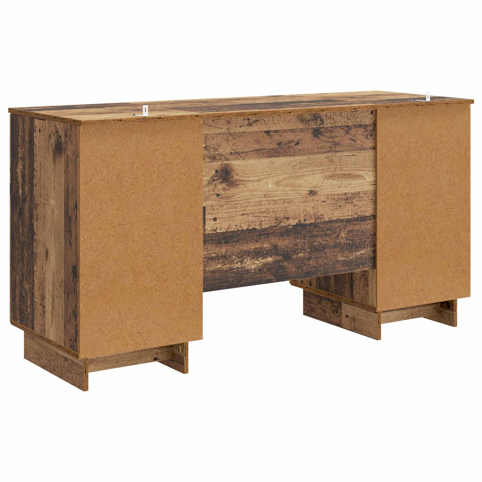 Schreibtisch Schwarz Holzwerkstoff 142,5 x 50 x 75 cm