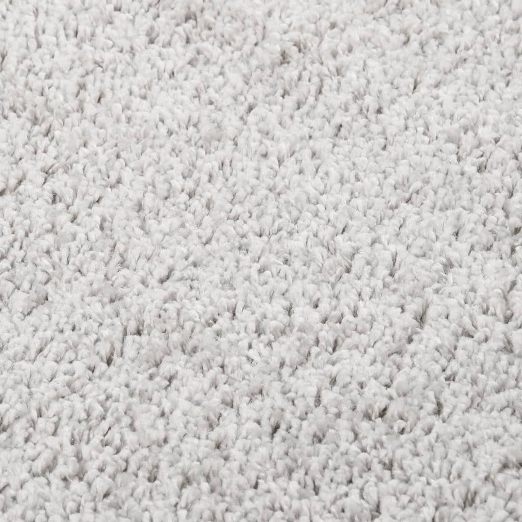 Anti-Rutsch Shaggy Teppich Dunkelgrau 200 x 200 cm PP