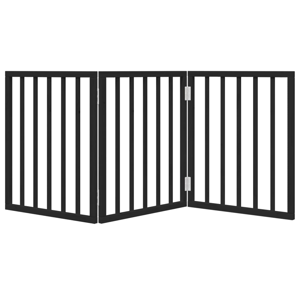 Hundegitter Faltbar 3 Paneele 150 cm Pappelholz