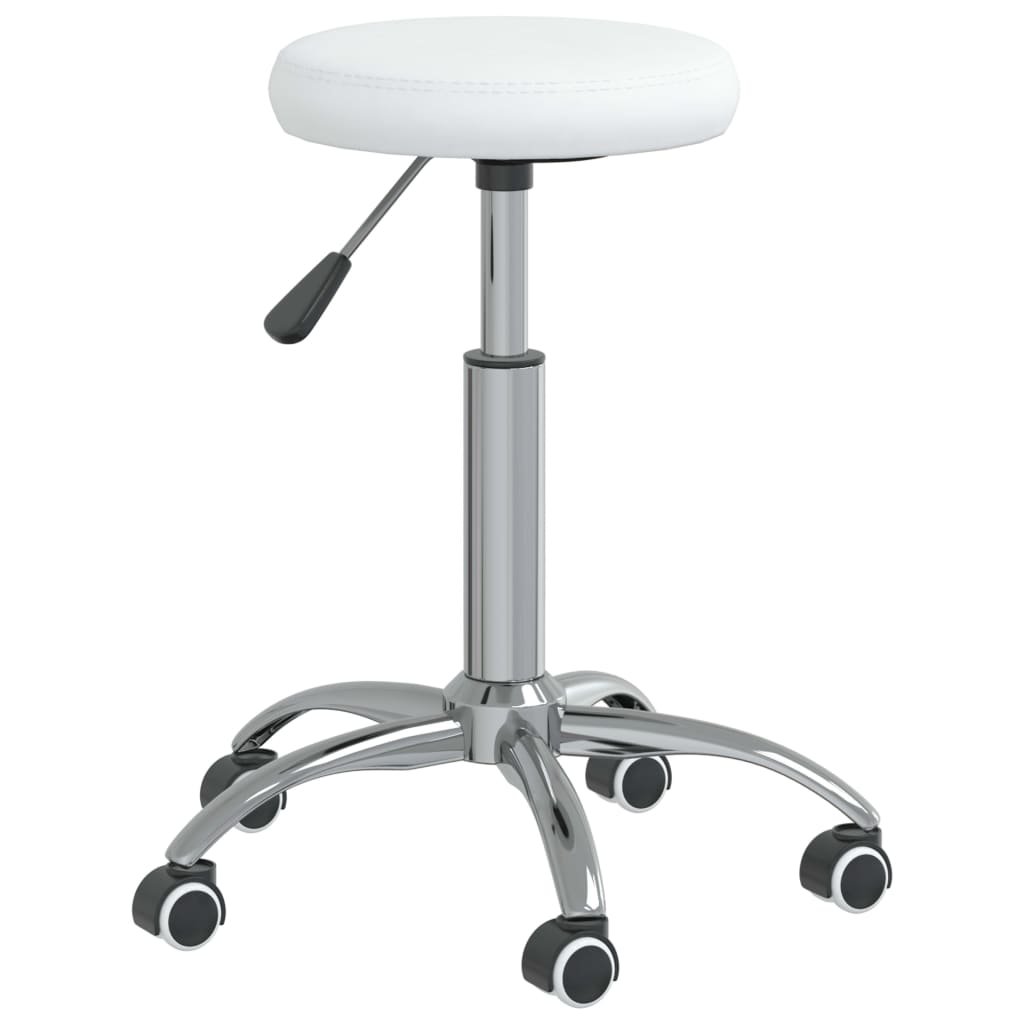 Massagehocker Kunstleder Schwarz