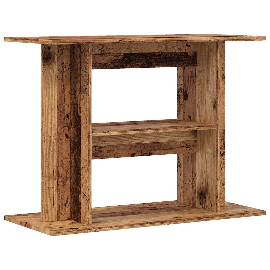Aquariumständer Weiß 60x30x60 cm Holzwerkstoff