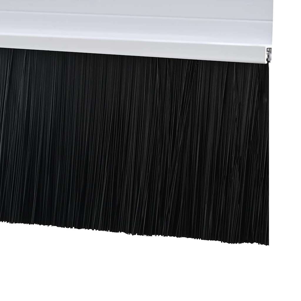 Selbstklebende Türbürstendichtungen 2 pcs Braun 100 cm