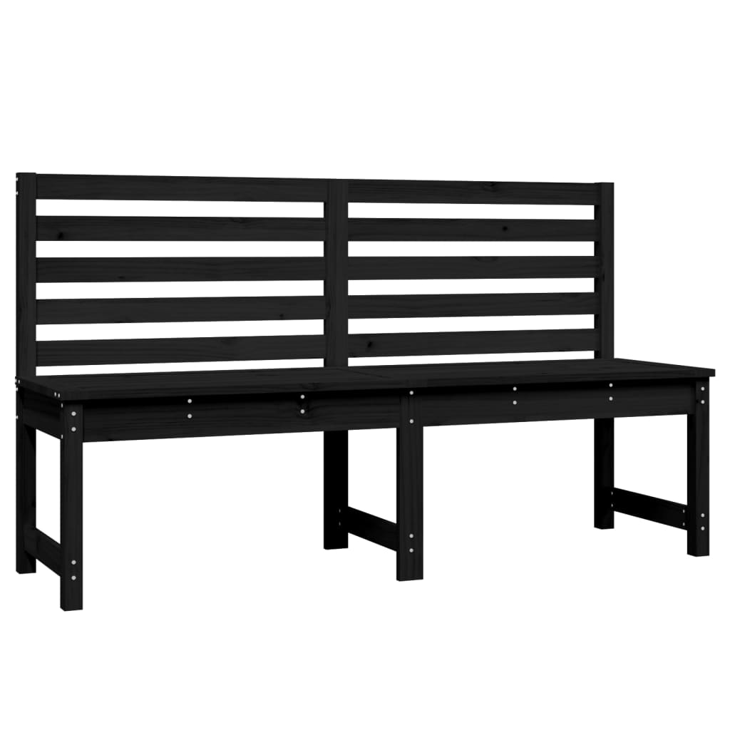 Gartenbank 109 cm Massivholz Kiefer