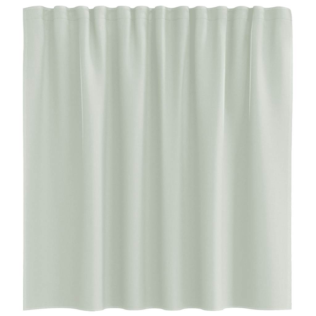 Voile Vorhänge mit Ösen 2 Stk. Apfelgrün 140x140 cm