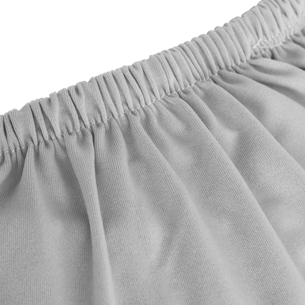 Stretch-Sofahusse Schwarz Polyester-Jersey