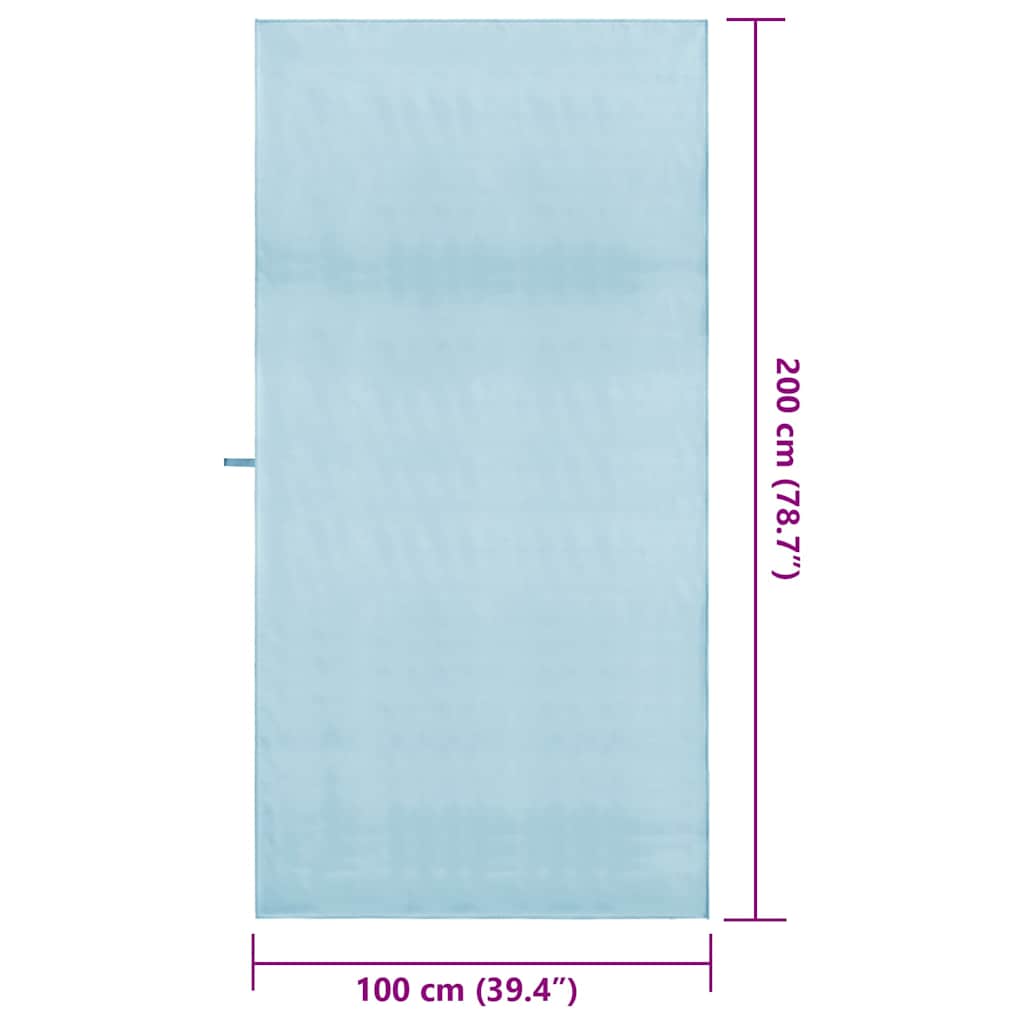 Sporthandtücher 2 pcs Schwarz 50 x 30 cm Polyester und Polyamid