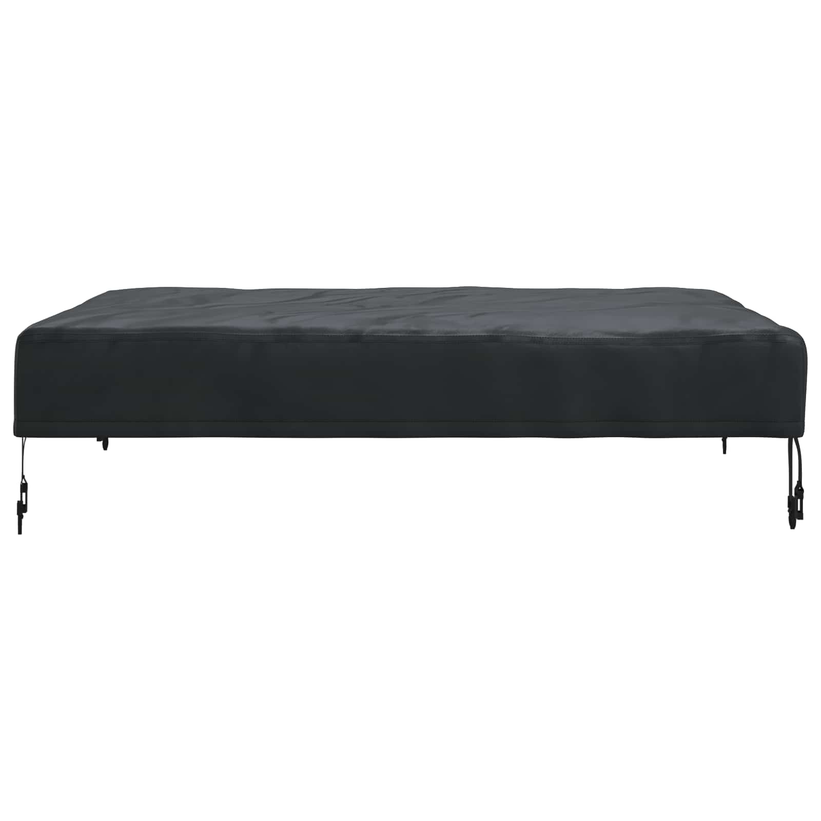 Tischdecken Uni Schwarz 62 x 62 x 15 cm Stoff