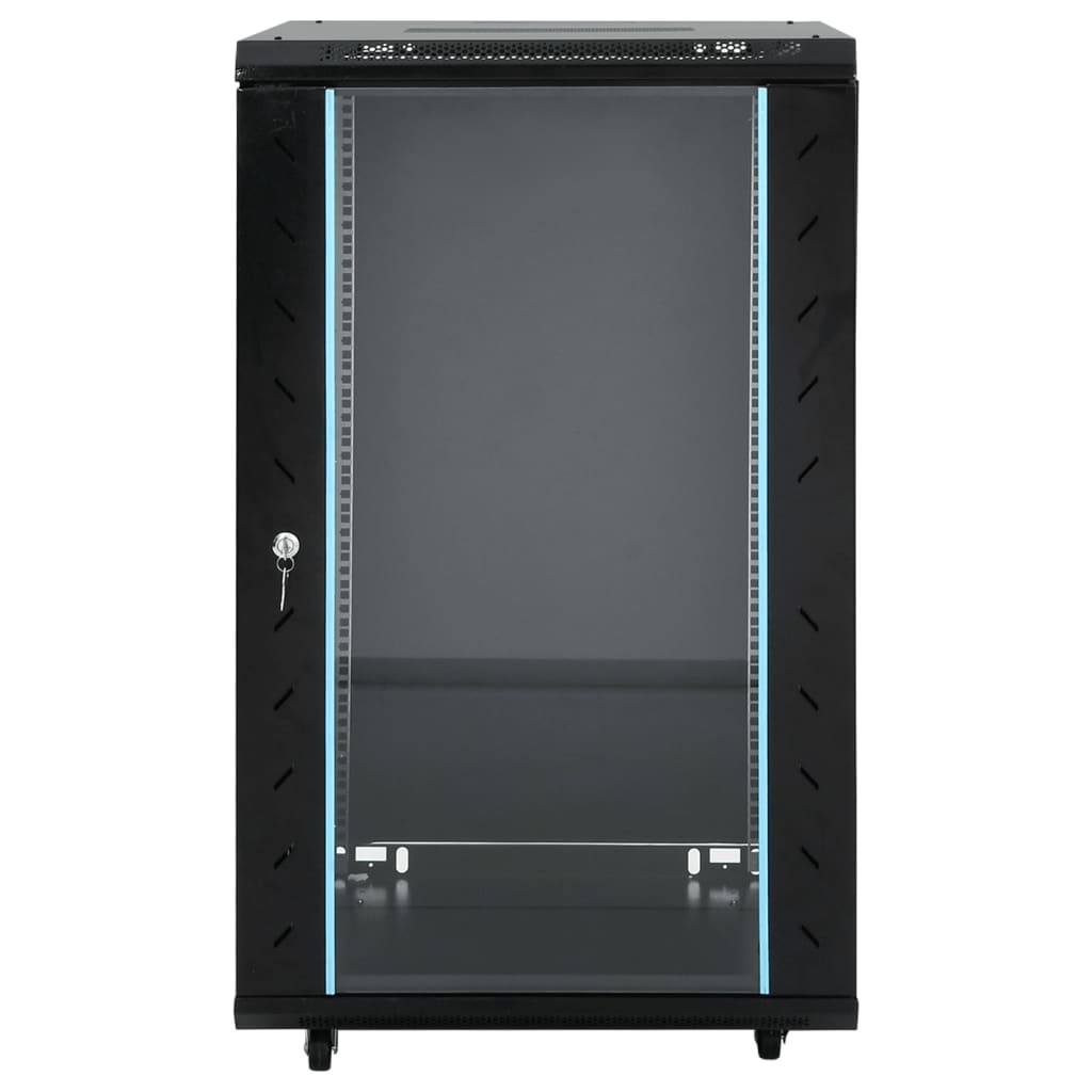 15HE Netzwerkschrank mit Schwenkfüßen 19" IP20 60x45x86 cm