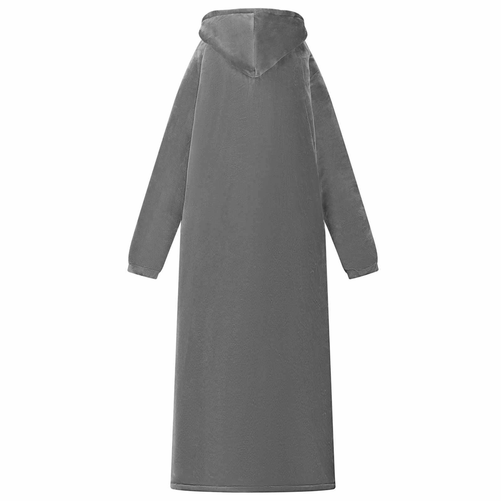 Decken-Hoodie Beige M Fleece und Flanell