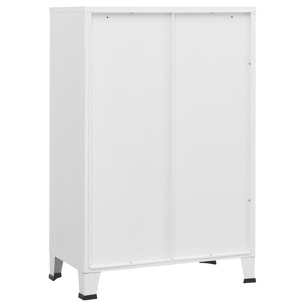 Lagerschrank Industrial Schwarz 75x40x80 cm Stahl