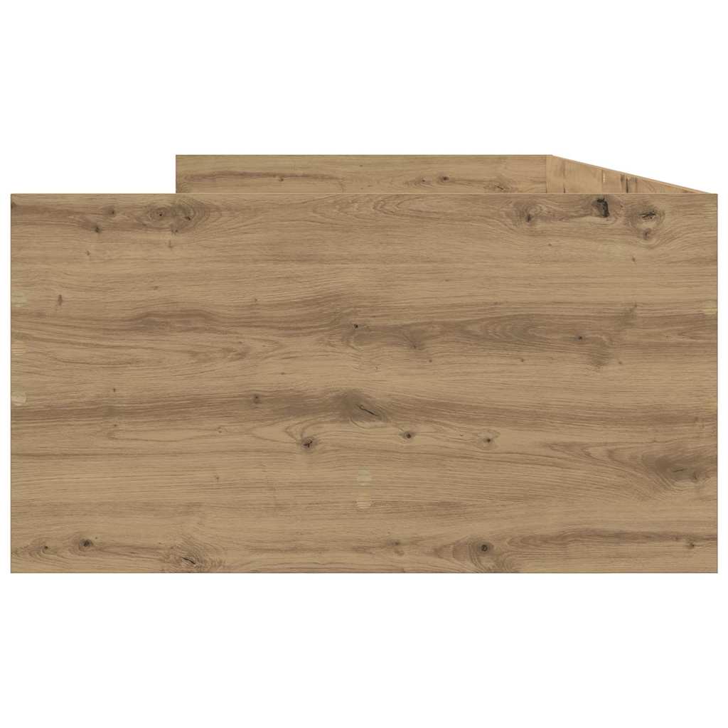 Bett mit Schubladen Braun Eiche-Optik 75x190 cm