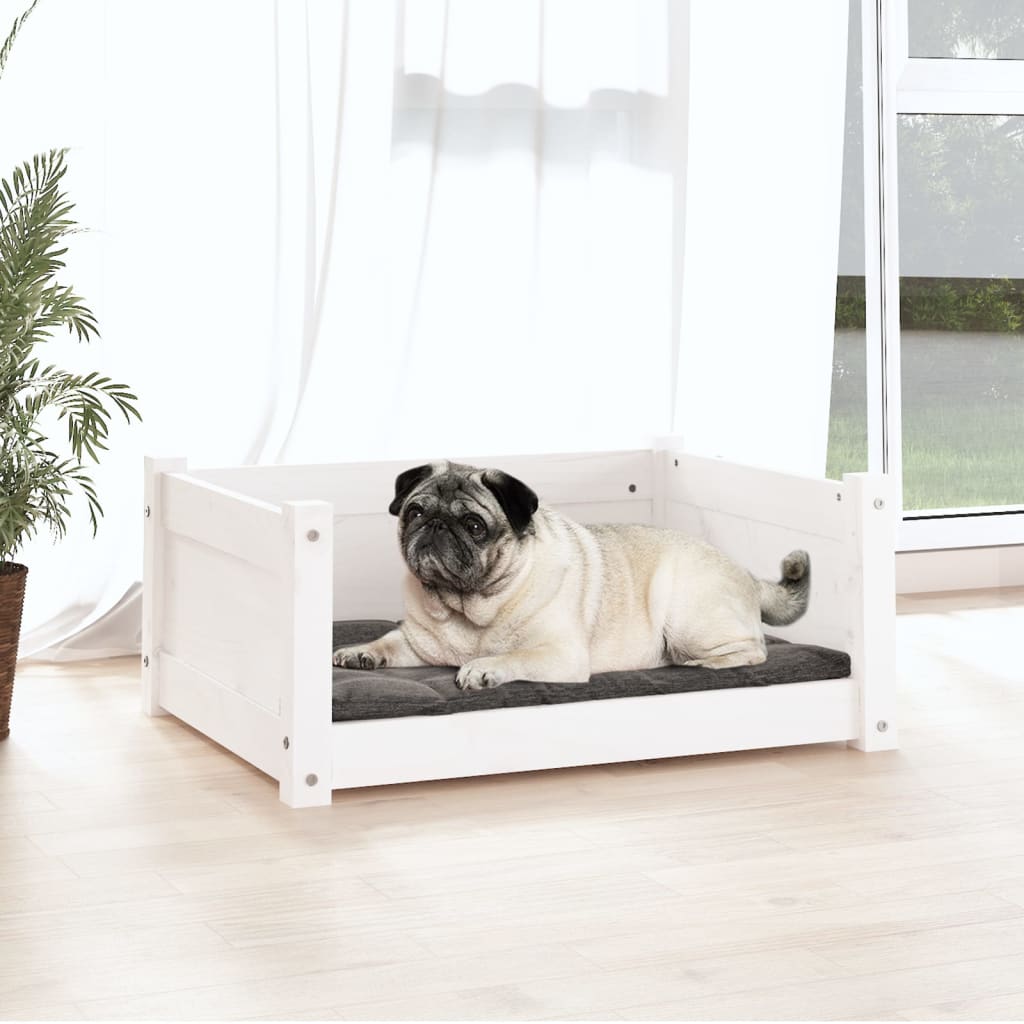 Hundebett 55,5 x 45,5 x 28 cm Massivholz Kiefer