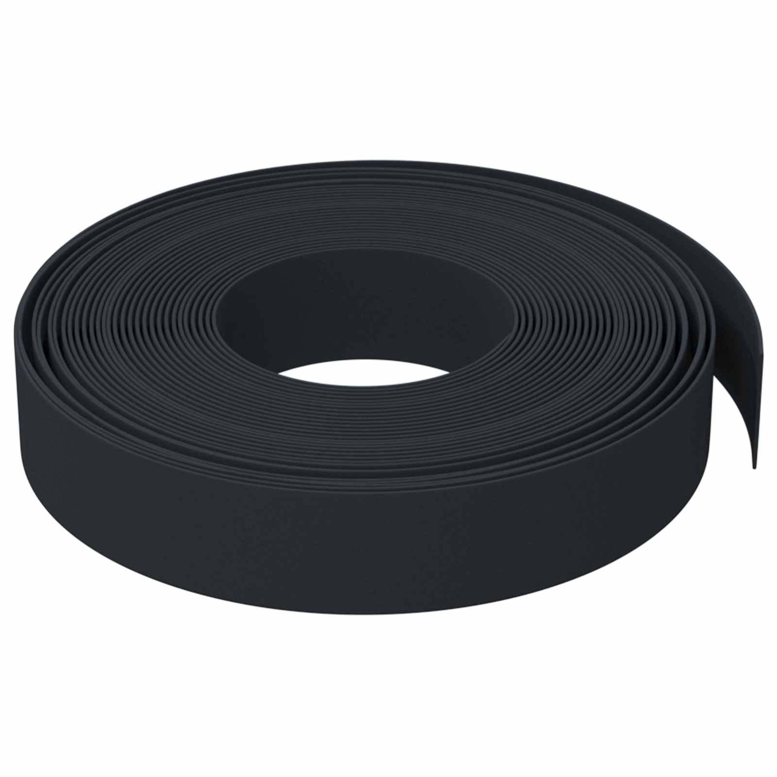 Gartenumrandung 25 m 10 cm PE Grau