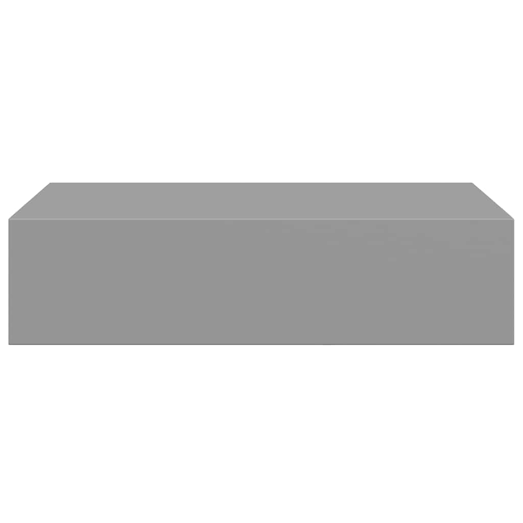 Wandregal mit Schublade Weiß 40x23,5x10 cm MDF