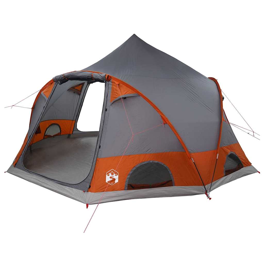 Dome Zelt für 4 Personen mit Dach Grün 505 x 450 x 248 cm
