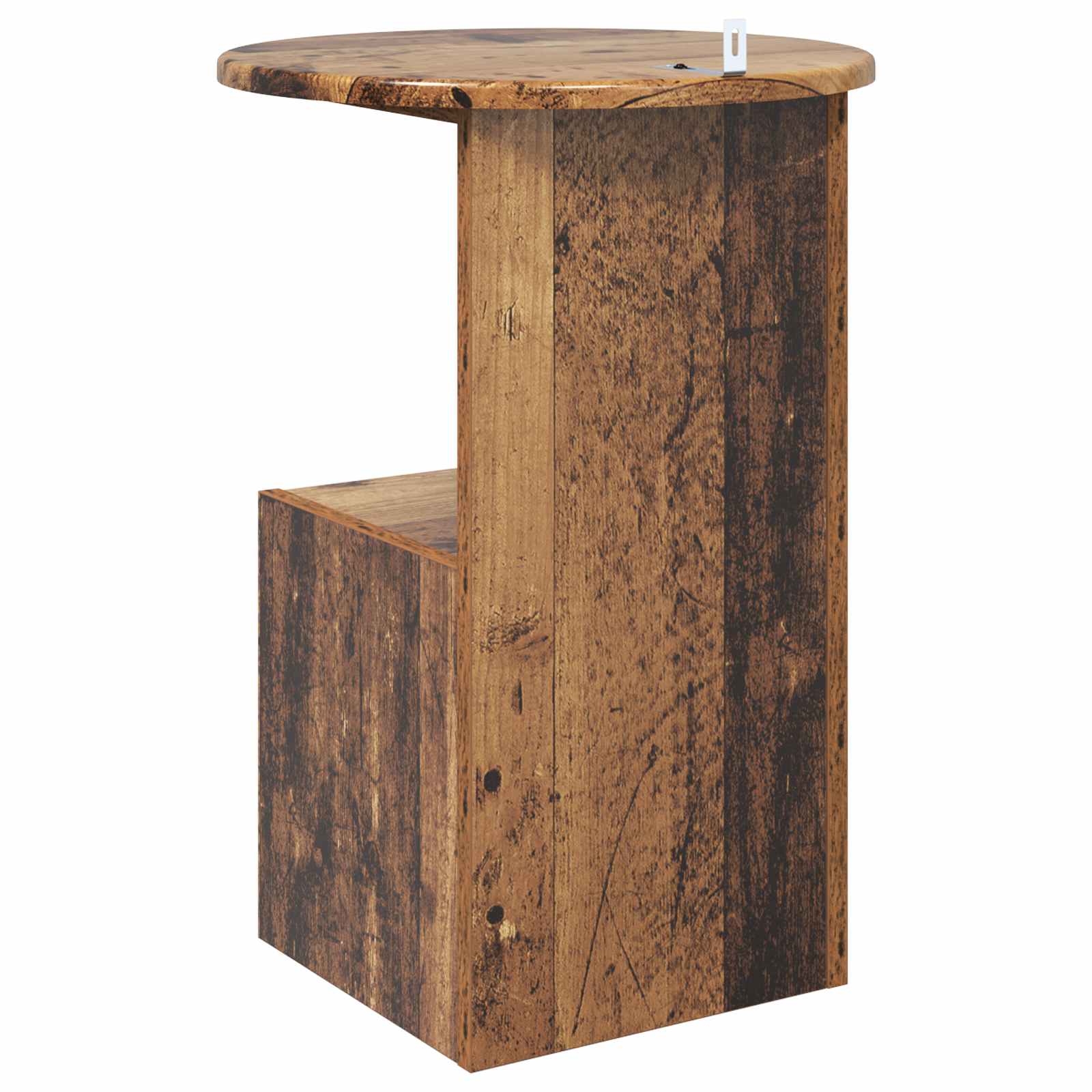 Beistelltisch Weiß Ø 39,5 x 55 cm Holzwerkstoff