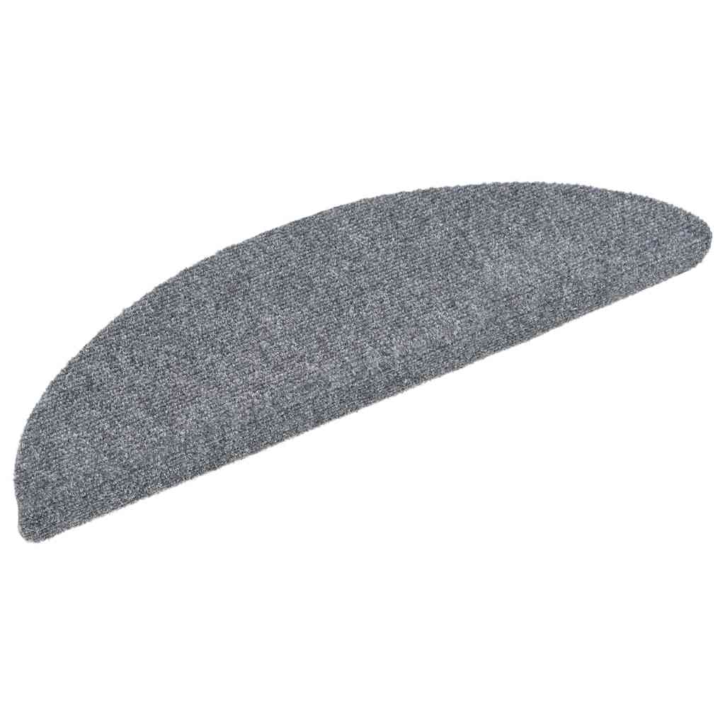 Stufenmatten Selbstklebend 15 Stk. 56x17x3 cm Hellbraun Halbrund