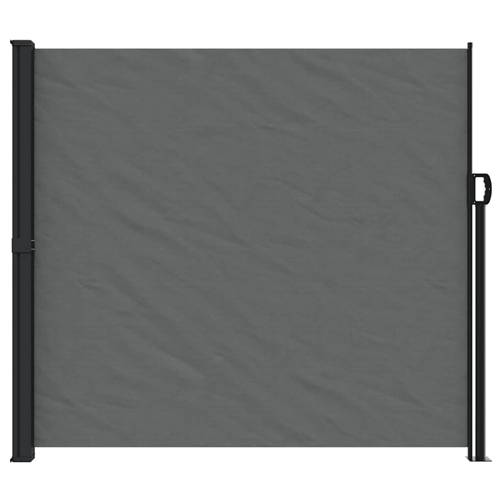 Seitenmarkise Ausziehbar Schwarz 100x300 cm