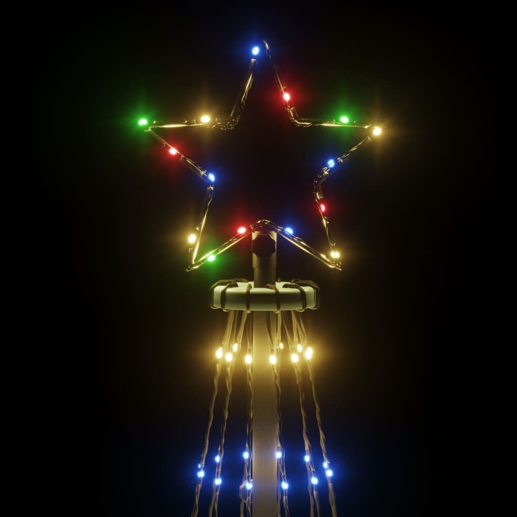 LED-Weihnachtsbaum Kegelform Warmweiß 108 LEDs 70x180 cm