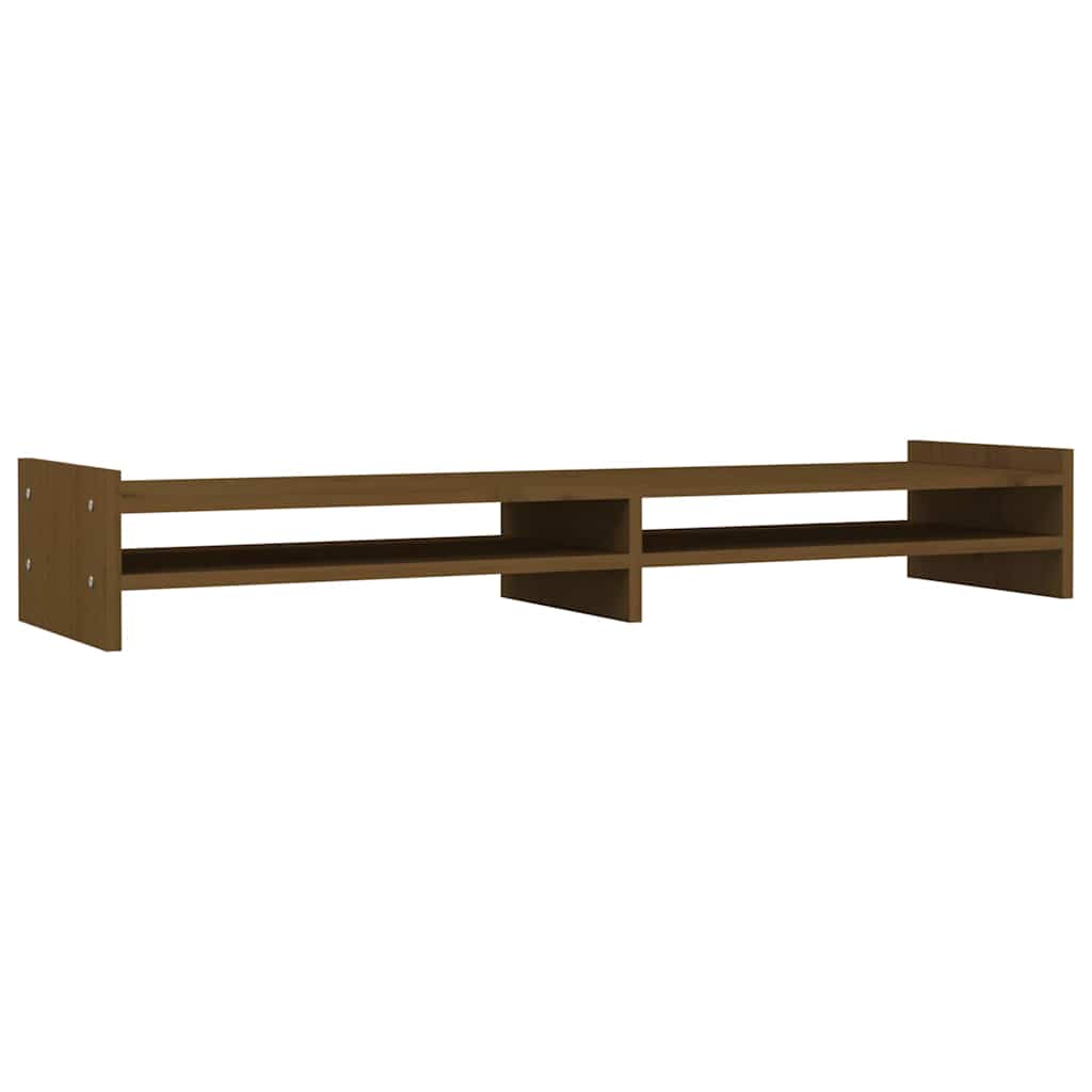 Monitorständer 50x27x15 cm Massivholz Kiefer