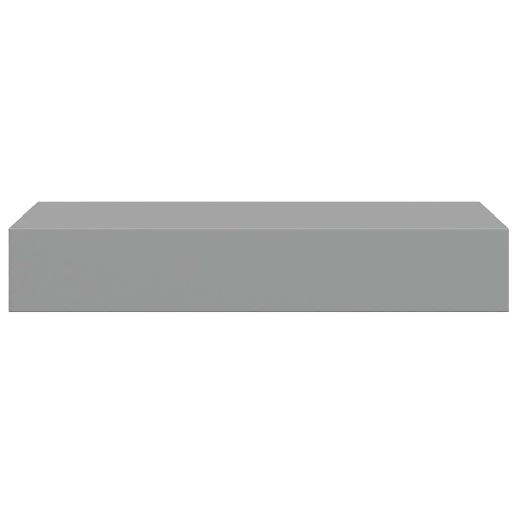 Wandregal mit Schublade Weiß 40x23,5x10 cm MDF