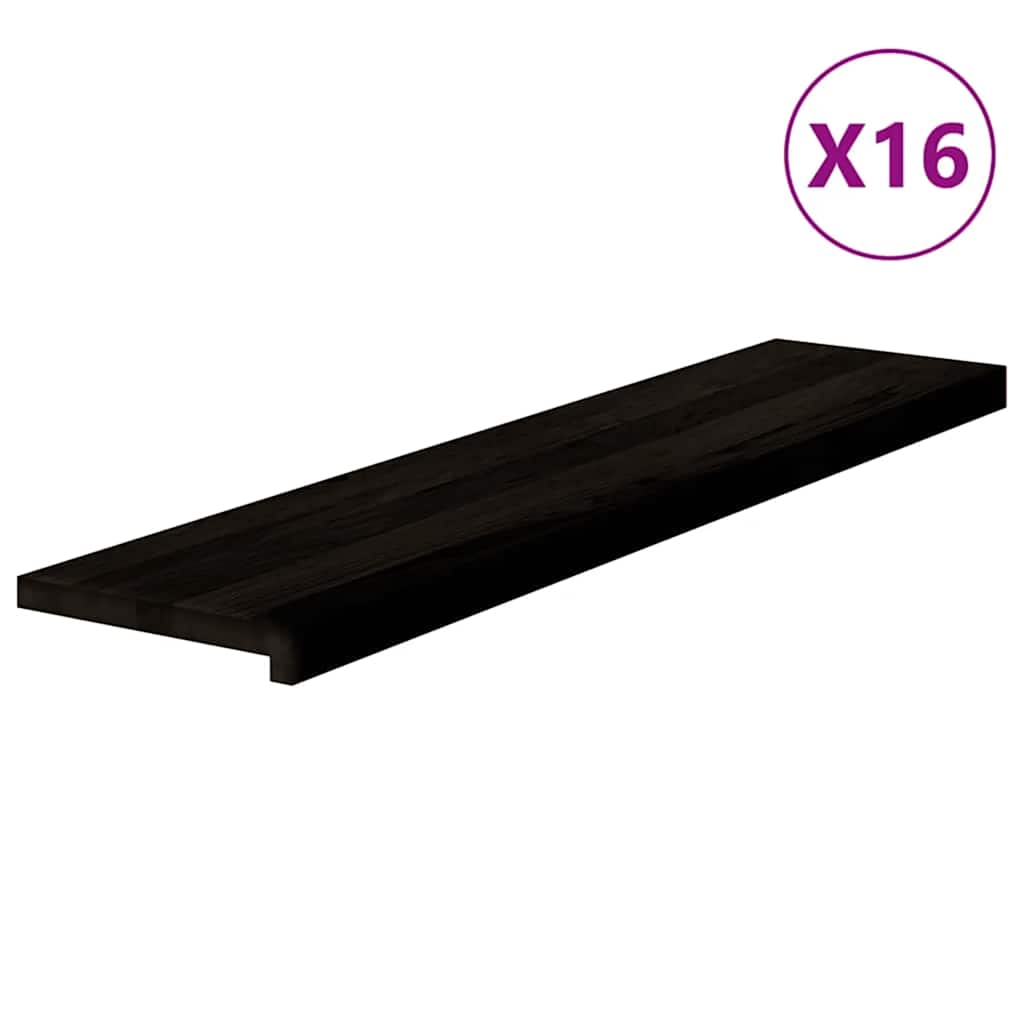 Treppenstufen 4 Stk. Unbehandelt 70x25x2 cm Massivholz Eiche