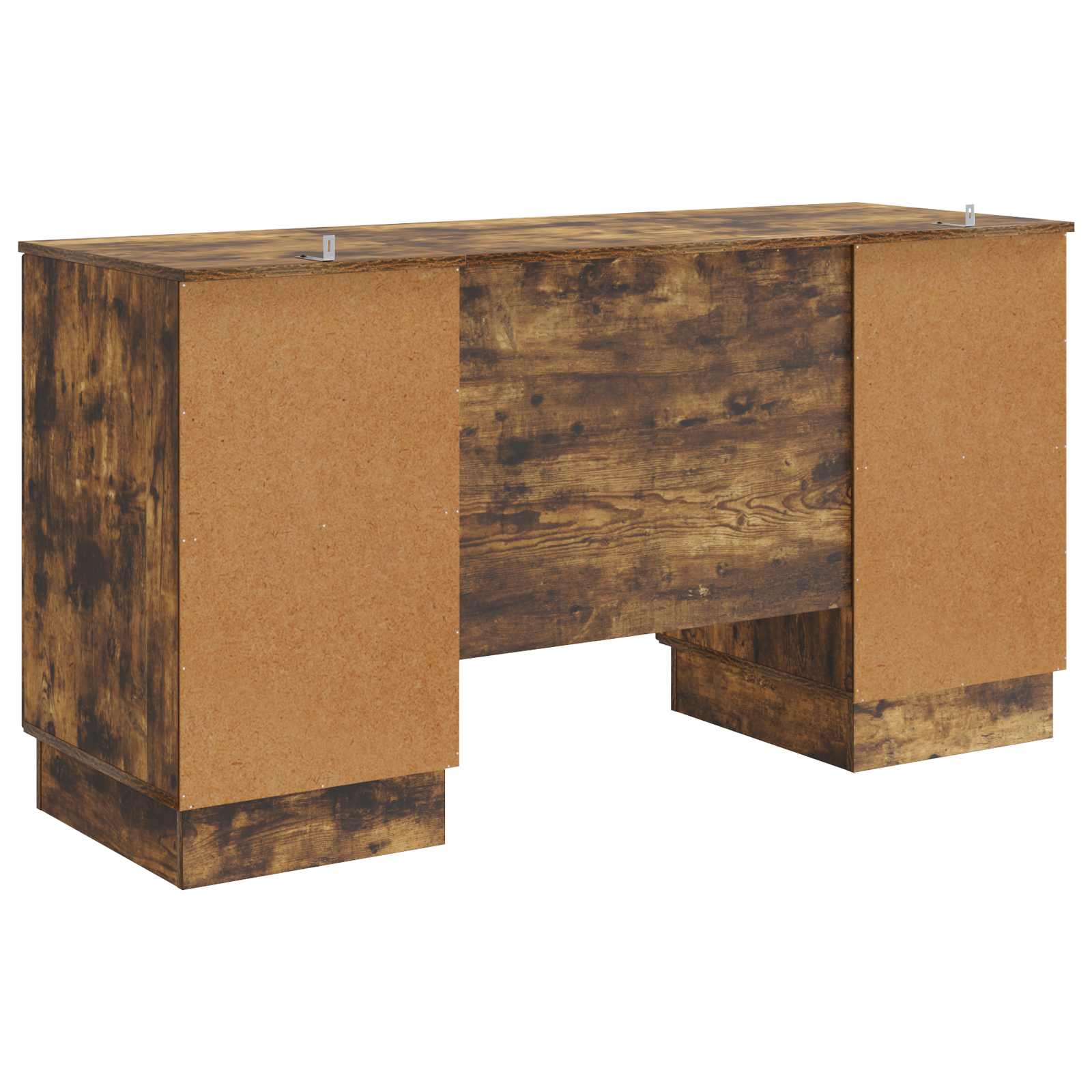 Schreibtisch mit Regal Schwarz 142,5 x 50 x 75 cm Holzwerkstoff