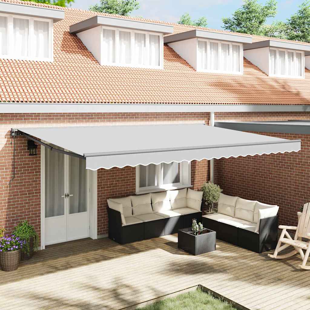 Markisenrahmen Verstellbar Weiß 2,5 x 2 m Stahl