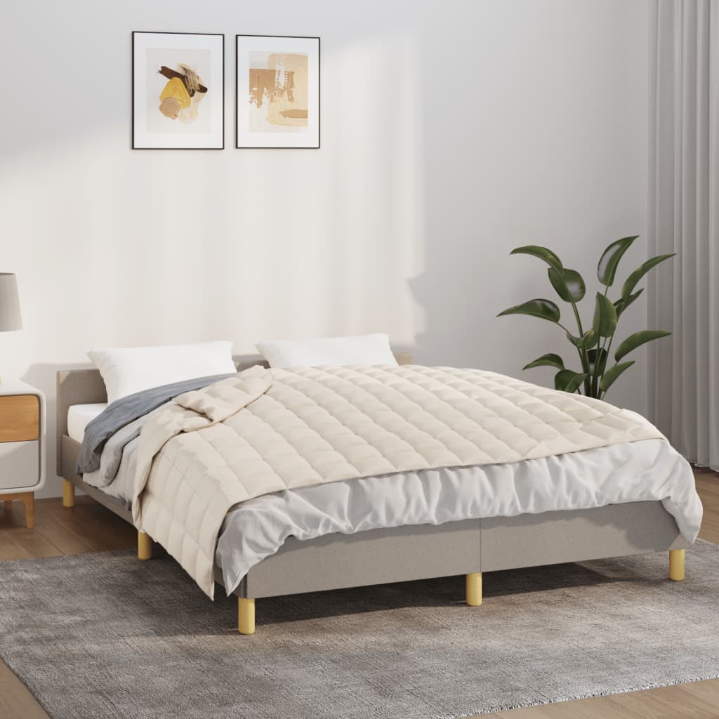Gewichtsdecke Grau 122x183 cm 5 kg Stoff