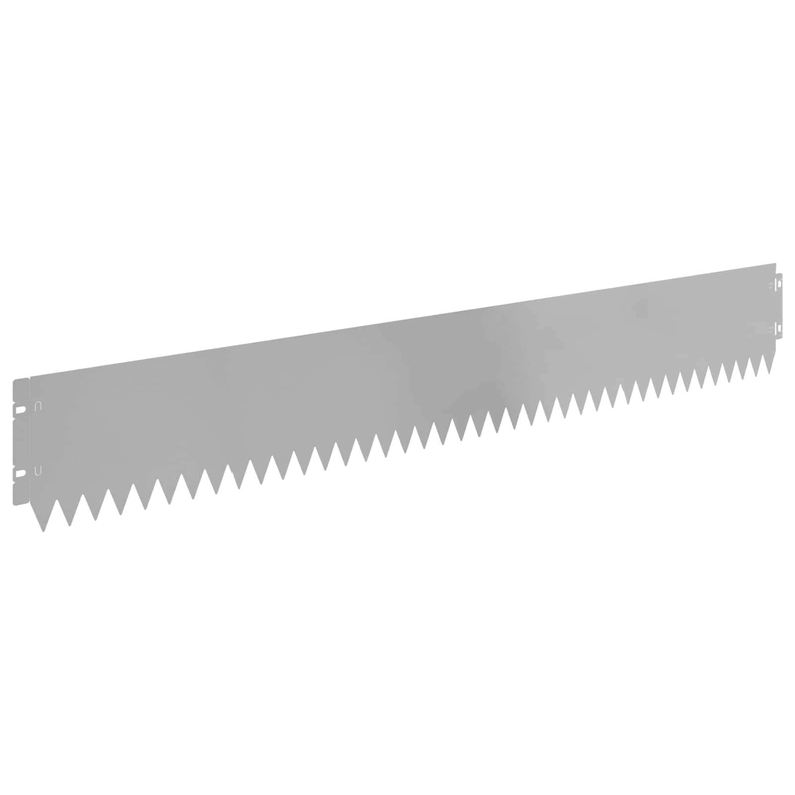 Raseneinfassung 10 pcs 103 x 10 cm Stahl Schwarz