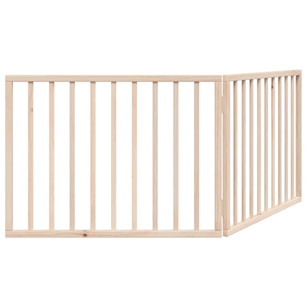 Hundegitter Faltbar 3 Paneele 150 cm Pappelholz