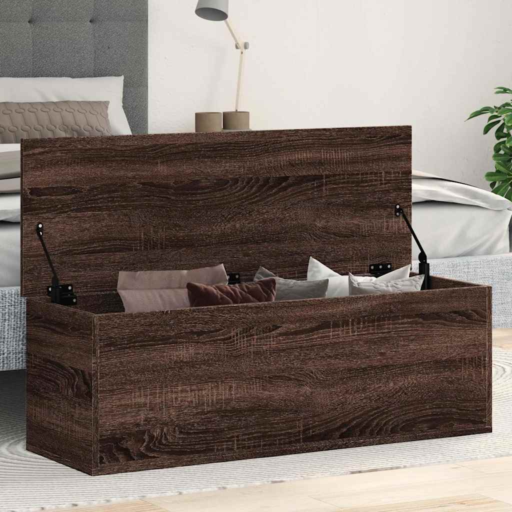 Aufbewahrungstruhe Weiß 84x42x46 cm Holzwerkstoff