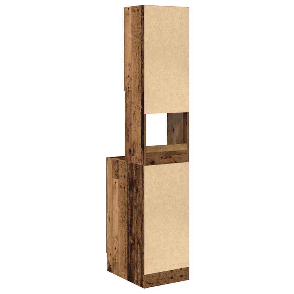 Küchenschrank Weiß 60x50x180 cm Holzwerkstoff