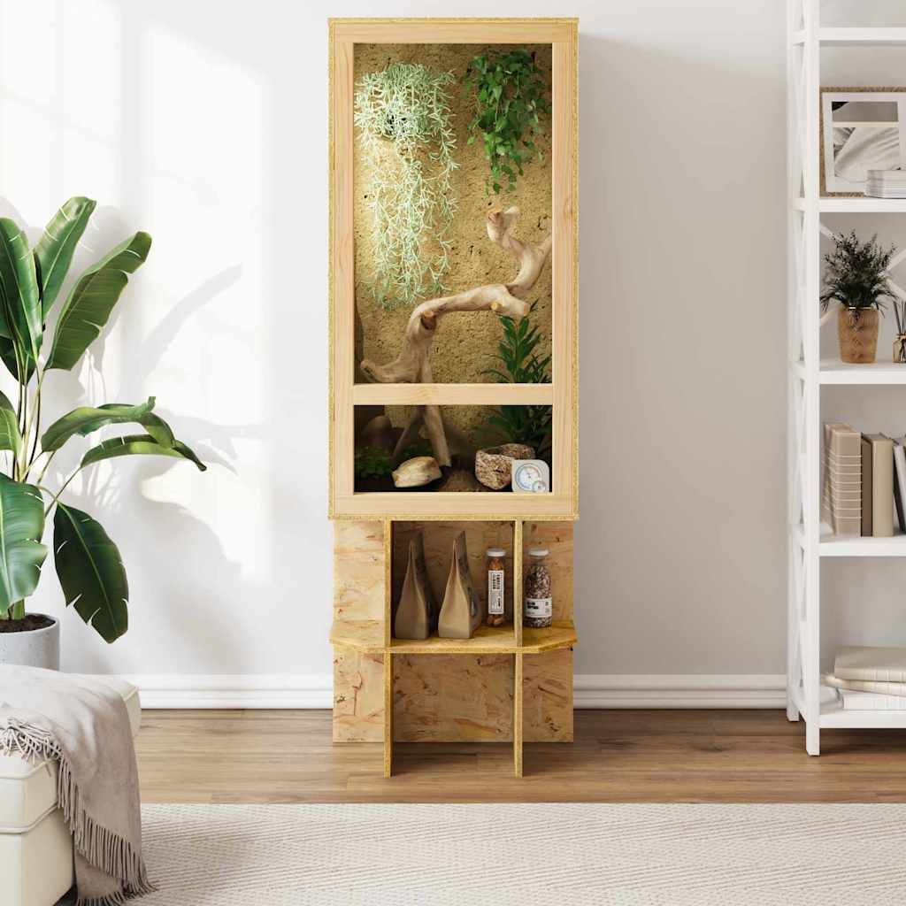 Terrarium Braun 50 x 50 x 100 cm OSB
