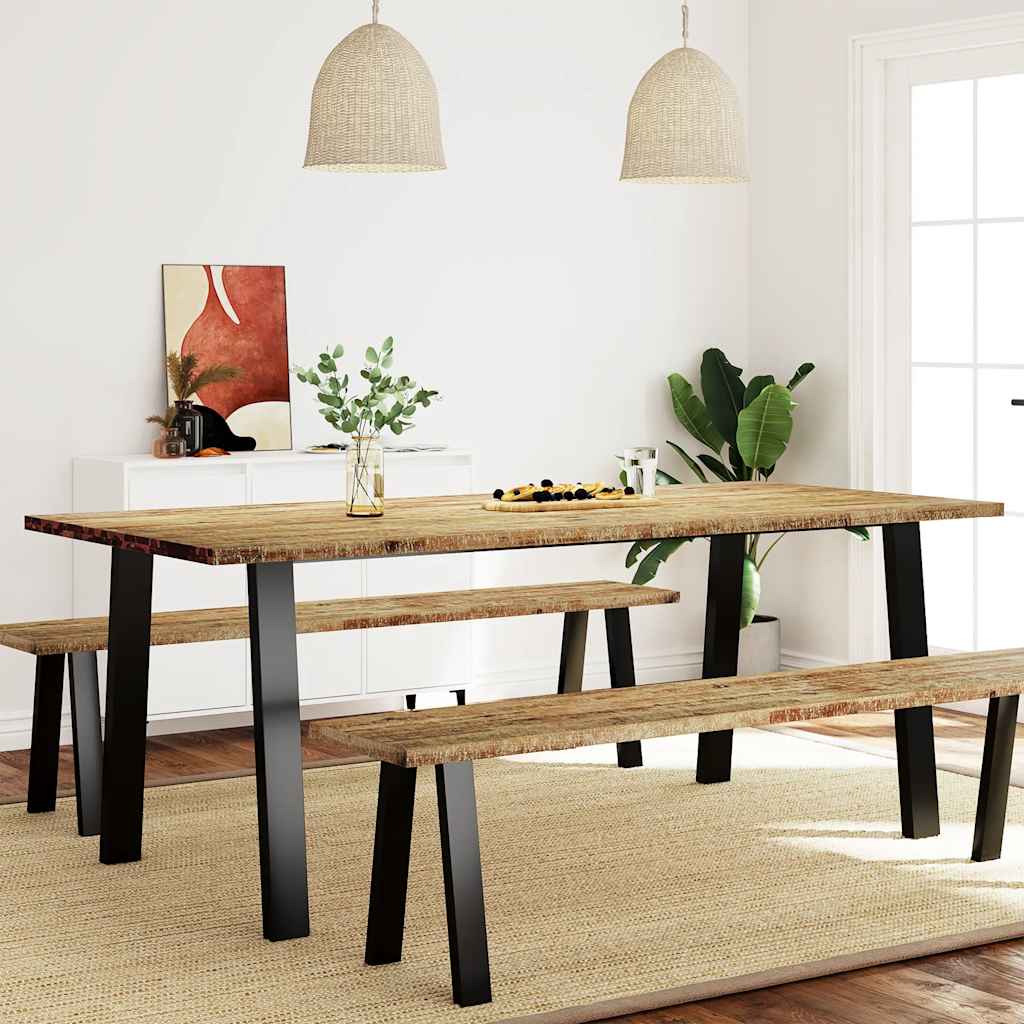 Esstisch 150x90x75 cm Massivholz Akazie
