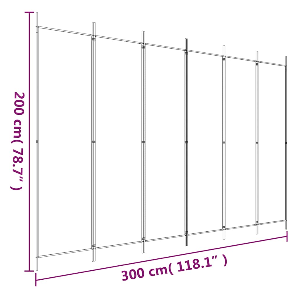 3-tlg. Paravent Schwarz 150x200 cm Stoff