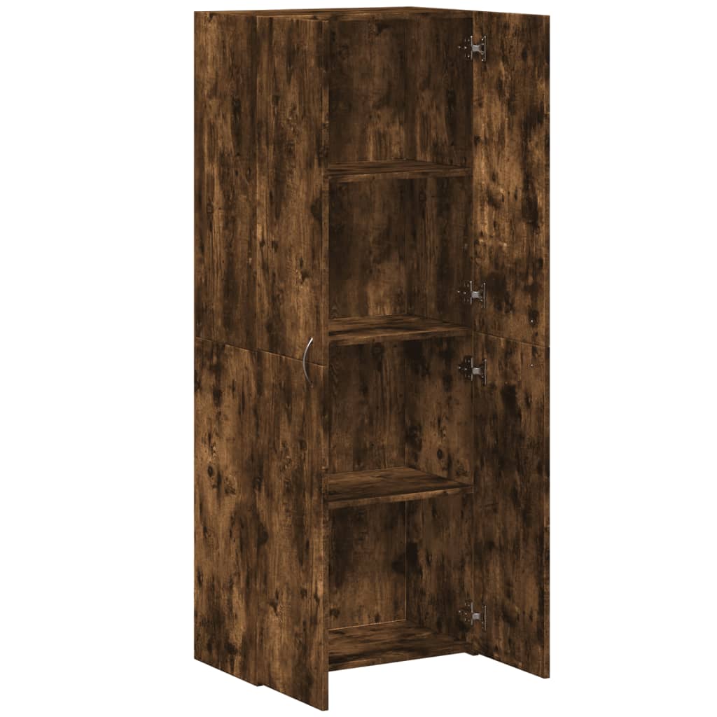 Aktenschrank Weiß 60x32x153 cm Holzwerkstoff
