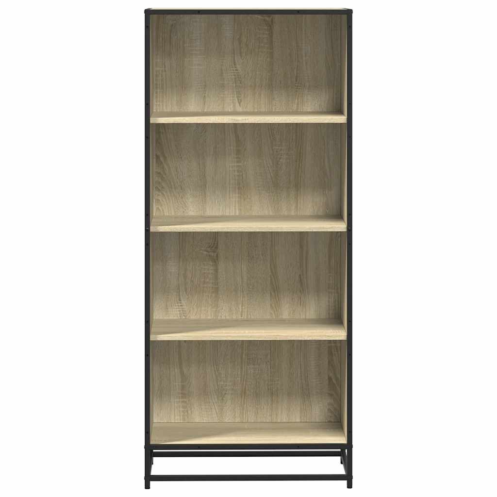 Bücherregal Schwarz 60x35x139 cm Holzwerkstoff