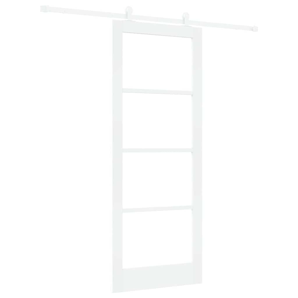 Schiebetür ORKDAL Natürlich und Schwarz 61 x 198,5 cm