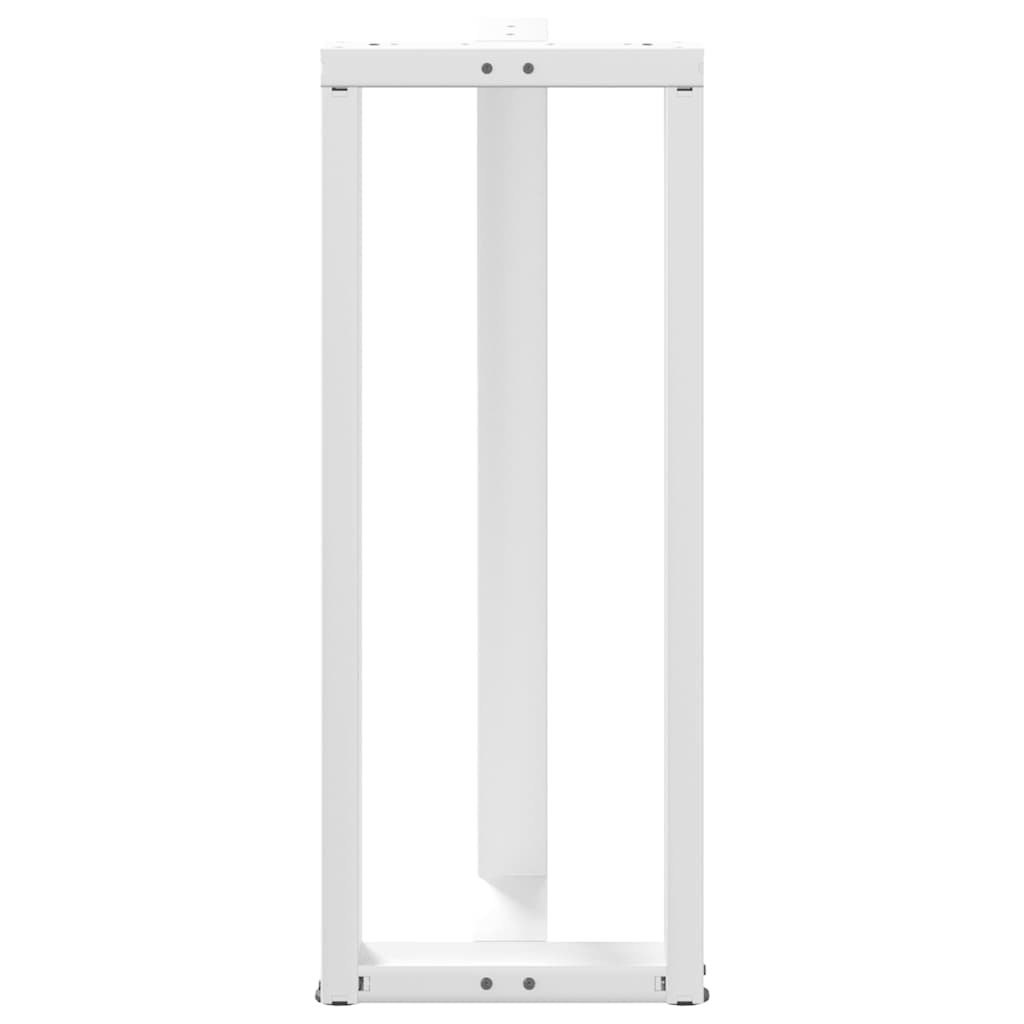 Couchtischbeine T-Form 2 Stk. Schwarz 30x25x(30-31) cm Stahl